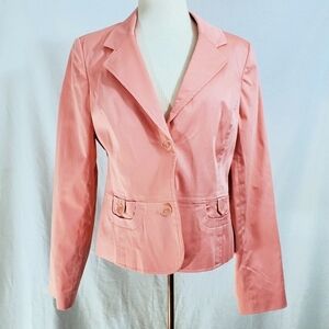 NWT Axcess Salmon Pink Blazer Jacket
